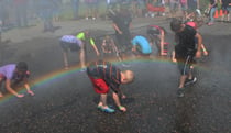 rainbow kid