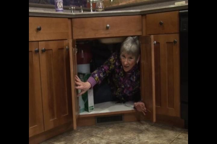 How to clean under your kitchen sink